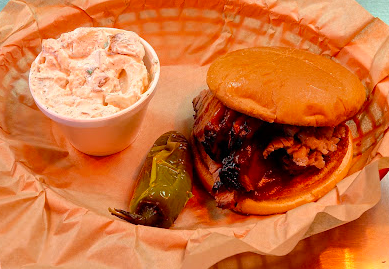 Bryan's Black Mountain Barbecue signature dishes Chicken Sandwich
The Big Pig
Joe's Hash & Eggs